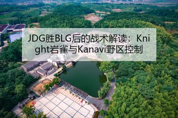 JDG胜BLG后的战术解读：Knight岩雀与Kanavi野区控制